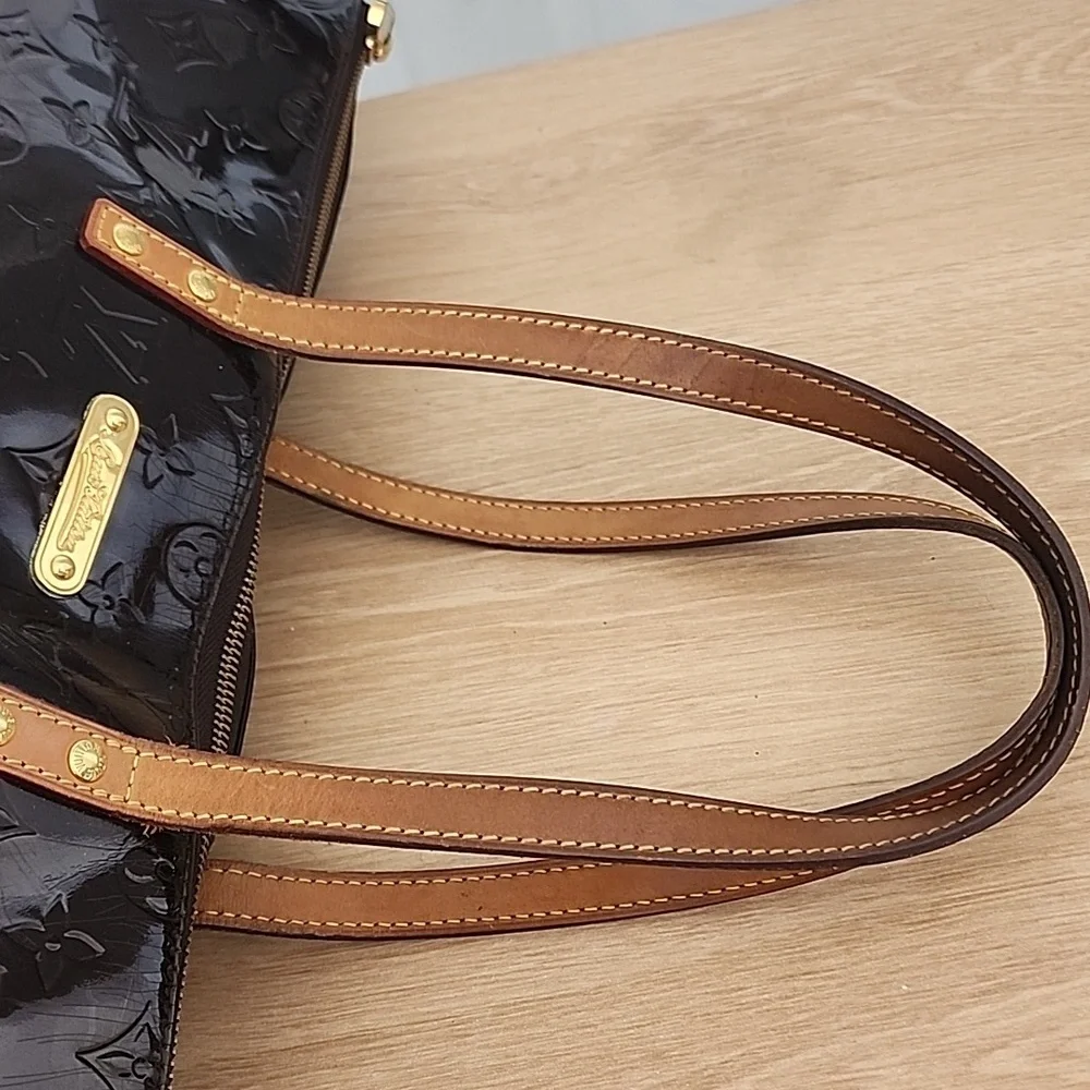 Louis Vuitton Monogram Vernis Bellevue GM Tote Bag in Amaranth Purple